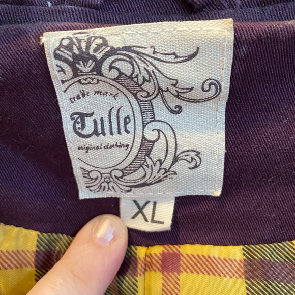 Tulle Purple Moto Jacket - Picture 3 of 4